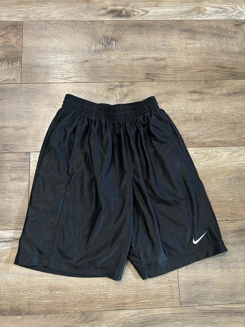 Nike Vintage Dazzle Basketball Shorts Black Shiny Size S